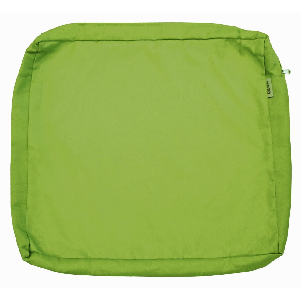 QQbed Lot de 4 housses de coussin lavables pour chaise de patio d'ext   rieur 58,4 x 58,4 x 12,7 cm (23 x 23 x 5 cm) - Housses de rechange uniqueme