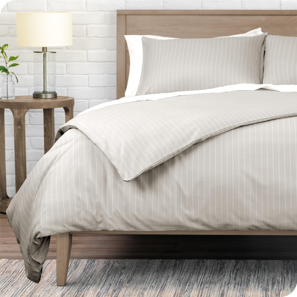 Housse de couette Bare Home Bedding Queen Size Premium 1800 Collection de housses de couette super douces Housse de couette légère Soft Tex