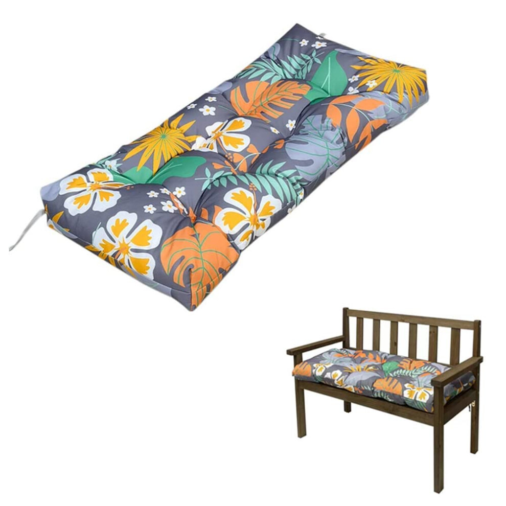 Coussin de banc d'intérieur/extérieur CHOXIO 130 x 50 cm antidérapant pour balancelle de jardin