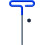 Eklind Tool 54650 5 MM Εργαλείο Allen με Λαβή T-Handle 1