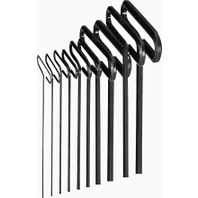 Eklind 33910 GRIP HEX T-key Allen Chave-Conjunto de 10pc Tamanhos SAE polegadas 3/32-3/8 9in S   rie