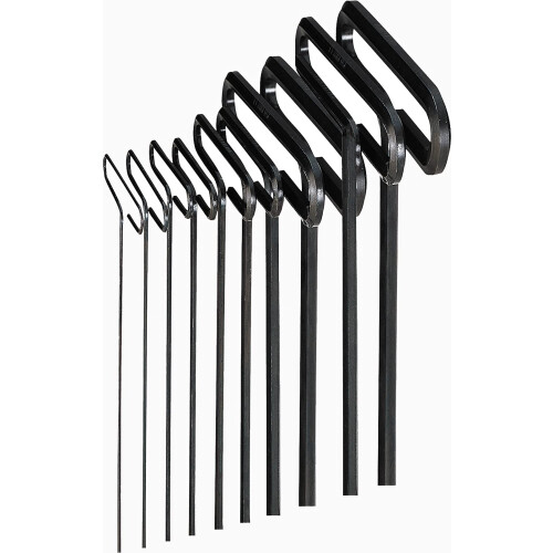 Eklind 33910 GRIP HEX T-key Allen Chave-Conjunto de 10pc Tamanhos SAE polegadas 3/32-3/8 9in S   rie