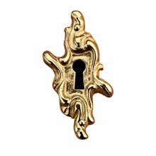 Renovators Supply Escutcheon Sleutelgat Cover 2 1/2 H x 1 3/8 B inch Zo