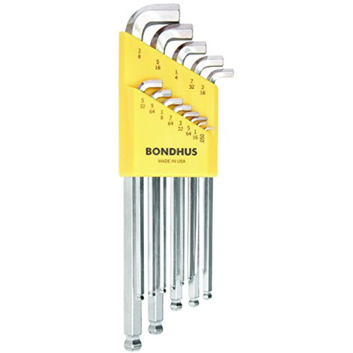 Bondhus 16737 Σετ 13 Κλειδιά L-Μπάλα Stubby με BriteGuard