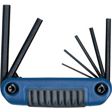 Eklind 25171 Ergo-Fold Dob-up Key Allen Chavend-7pc Conjunto m   trico MM Tamanhos 1,5-6