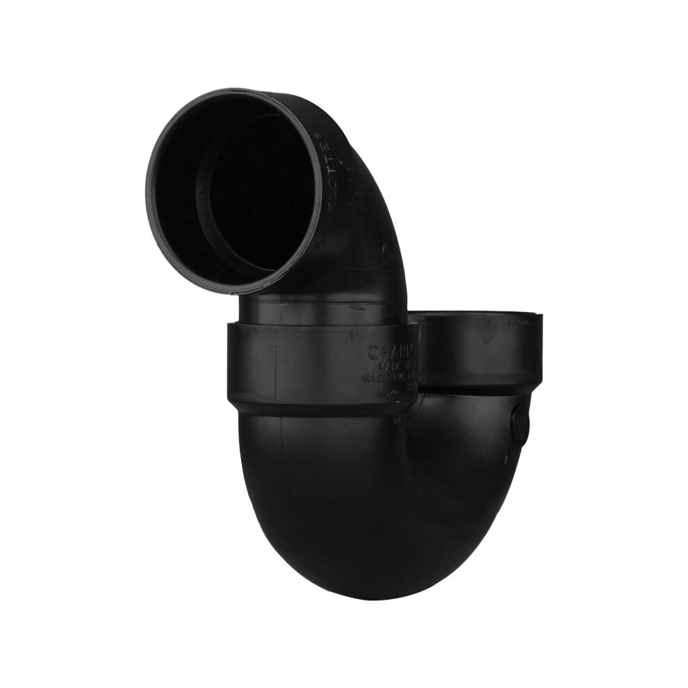 CHARLOTTE PIPE 3 DWV PTrap with Solvent Weld Joint DWV Drain  Waste and Vent 1 Unit Piece