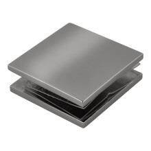 SCU4CH - Pince en U pour panneau fixe ? trou dans le verre de style carr? chrom? CRL