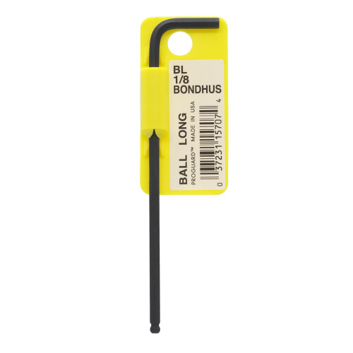 1/8 """" Ball End L-Wrench Tagged & Barcoded