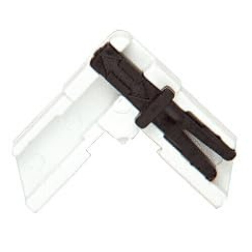 CRL White Screen Corner med glidel?s - 20 Pack