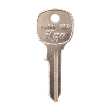 Kaba Ilco Brass Key Lock Type Na12 5 Pins Nikkelbelagt