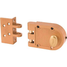 Kaba Ilco Auxiliary Lock Jimmyproof Deadlock Bronz (530-53-51)