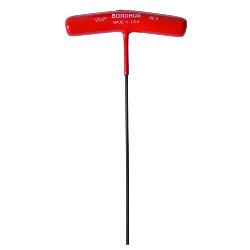 Bondhus 13252 2.0mm Εξάγωνο Τ-Χερούλι, Πολύχρωμο, Ένα Μέγεθος