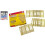 Stencil Set-bogstav/nummer 1 """" Messing 92stcs. 2