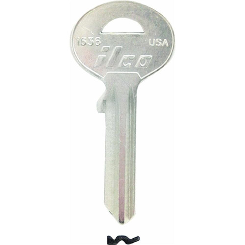 KABA ILCO 1636 NI Sun/Wilson/Mcgu Key