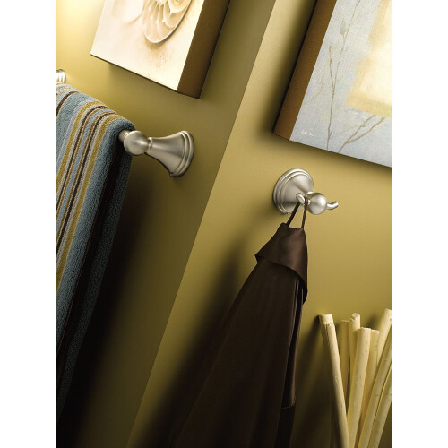 Moen DN8403BN Preston Double Robe Hook Nickel 2