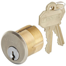Baldwin 8323 1-1/4 Zoll Einsteckzylinder C Keyway Lifetime Satin Nickel