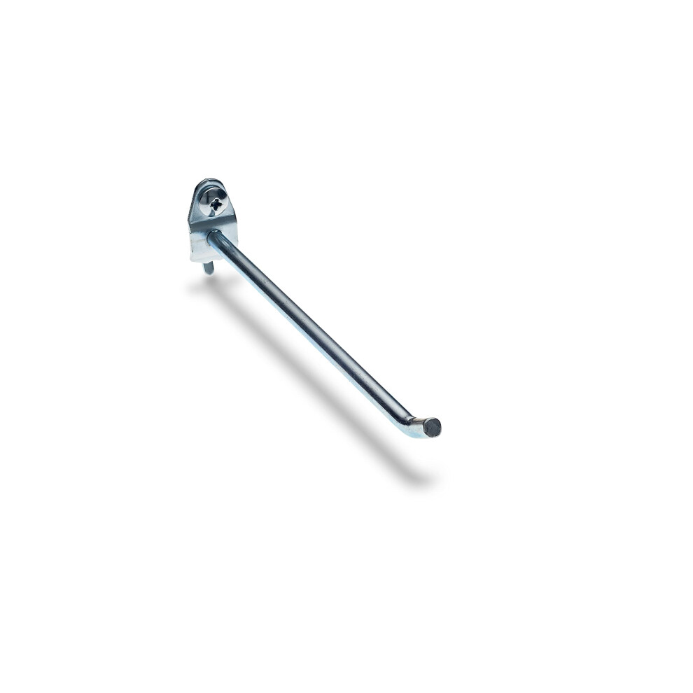 Photos - Other for Repair Triton Products Single Rod Pegboard Hook 6 Inch Silver 71613