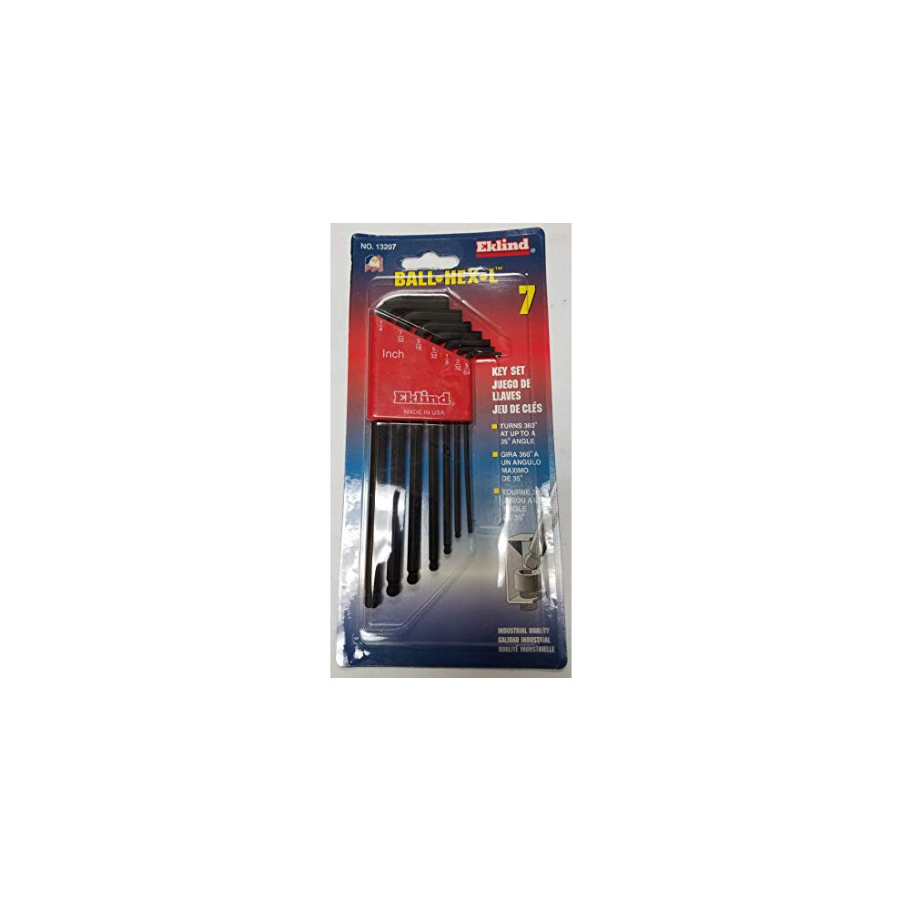 Photos - Other Hand Tools Eklind 13207 Long Series Ball-Hex-L Set 7 count