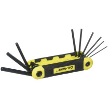 Cal Hawk Tools BSPHK9S 9-delige inklapbare inbussleutelset