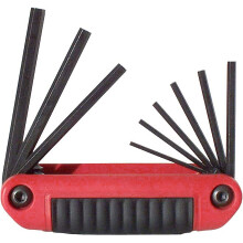 Eklind 25911 Ergo-dobrou a chave hex   pica dobr   vel Allen Clen-9pc Conjunto SAE Tamanhos de 5/64-1/4