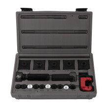Ferramentas Cal -Van 165 Kit de queima de queima embutida - Ferramentas de queima de freio duplo e nico. Kit de ferramentas profissionais
