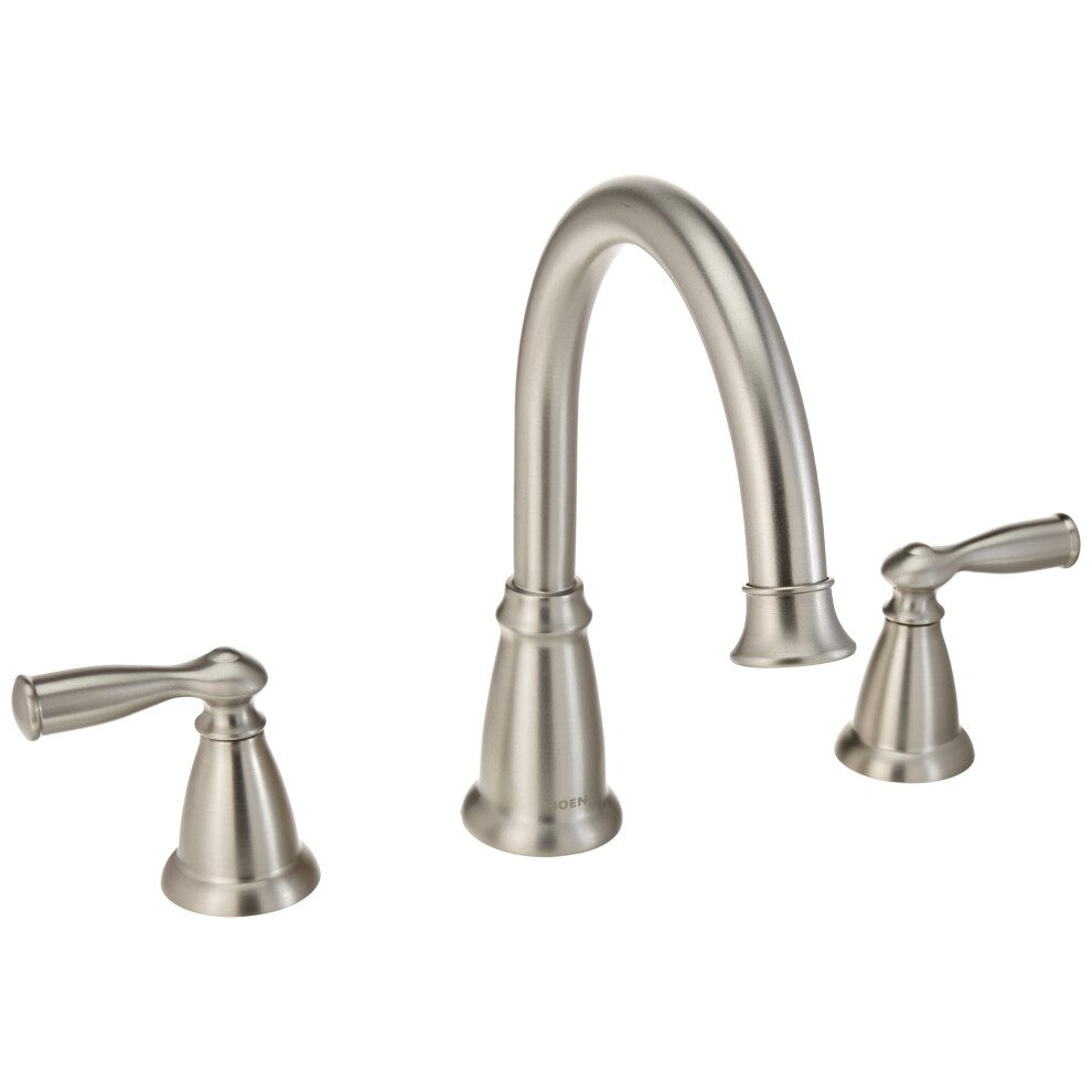 Photos - Other Bathroom Accessories Moen 86924SRN Faucet TUB 2HDL HI-ARC Household Spot Resist Brushed Ni 
