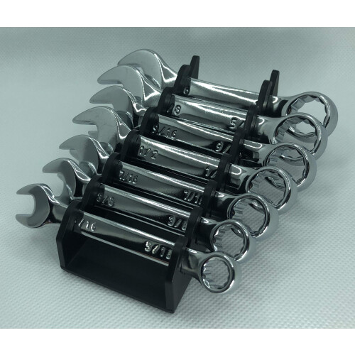 Protoco 5010 Stubby Wrench Rack Schwarz 7-teilig 1