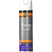 Aervoe 215 15 oz hvid ikke-brikmontering af midlertidig opside-markering spray kridt