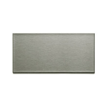 Aspect Peel and Stick Backsplash Brushed Stainless Long Grain Metal Ti