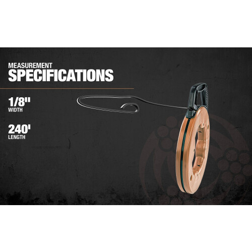 Batman Southwire 58279840 1/8 in. 240 ft. Ατσαλένιο Ταινία Ψαρέματος 2