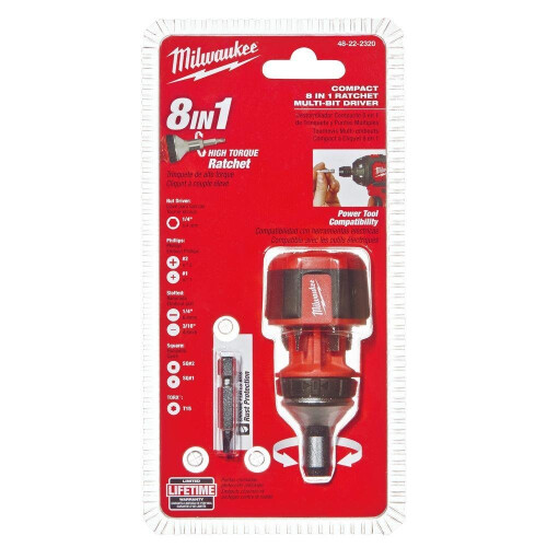Milwaukee Milwaukee 48-22-2320 Συμπαγής Ρατσέτα Πολυεργαλείο 2