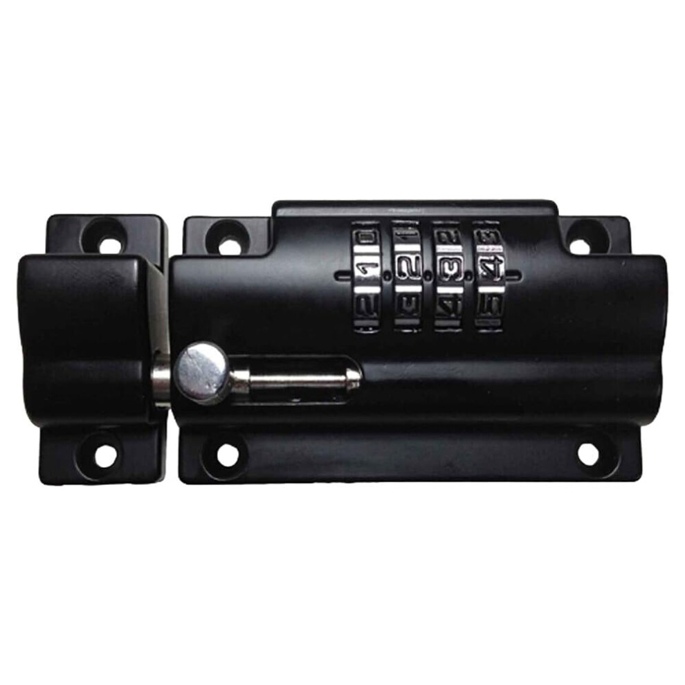 Lockey USA MS40 Slide Bolt  Black  Combination Lock  Keyless  Indoor/O-image-OPC-PFMQPY6-NEW