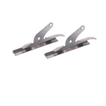 CRL WCM100 Jalousie Glass Clip fit on 4; Glass Panels