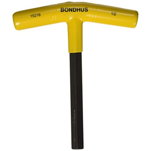 Bondhus 45216 1/2" Εξαγωνική Λαβή T με Προστασία ProGuard, 6" 2