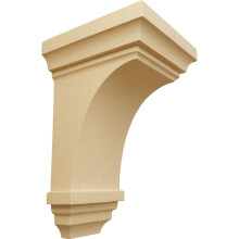 Ekena Millwork CORW03X03X06JEAL Mini dreven    konzoly Jefferson, jel   a, 8,7 cm     x 8,7 cm H x 15 cm V