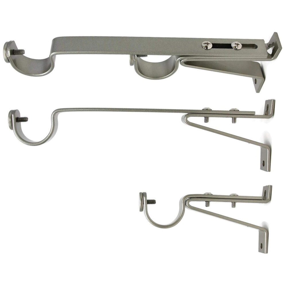 Urbanest Long Double Drapery Zvesov Drk Na Okenn Tyc Drk Tyce Do 1,25"""" - Cnov 2 Kusy-image