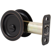 Pyöreä taskulukon yksityisyys (sänky/amme) Salpa 2-3/4"""" Backset RCL Vintage Bronze by Stone Harbour Hardware
