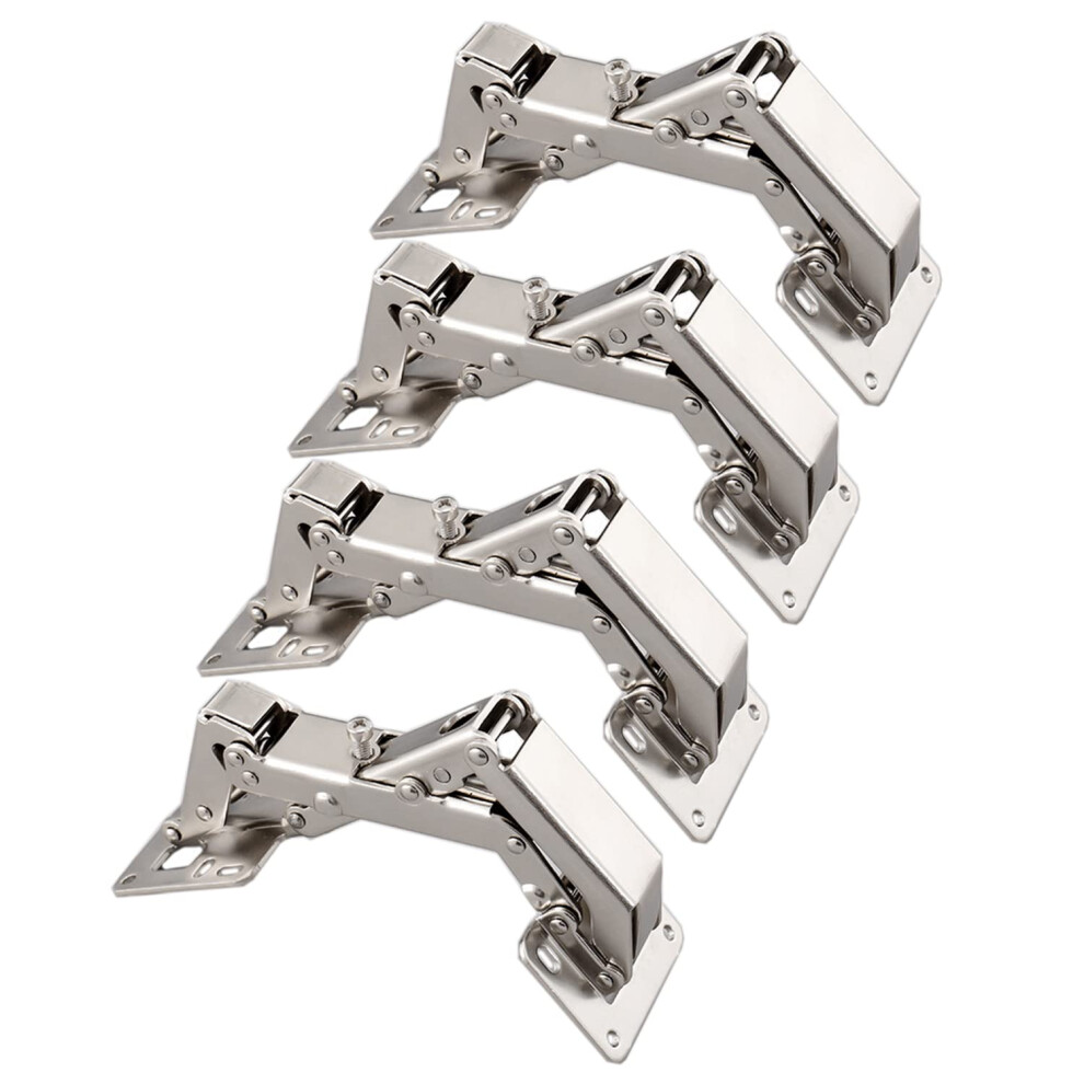 4 Pcs Qrity Kitchen Cabinet Door Hinges Cupboard Door 170 Degree Hinge 889743371864