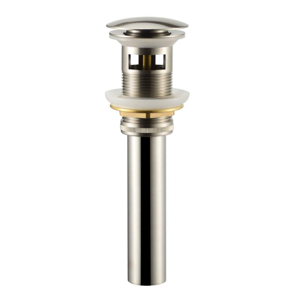 Robinet de salle de bain Purelux pour vasque ou lavabo avec ressort de vidange escamotable