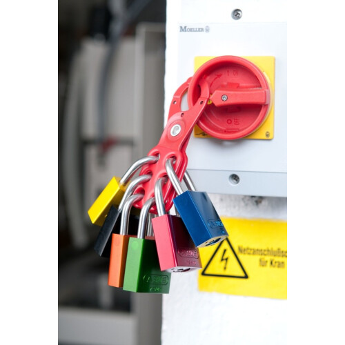 Abus ABUS 19330 72/40 Αλουμινένια Κλειδαριά Ασφαλείας με Κλειδί, 1 ίντσα, 6 Τεμάχια, Μωβ 1