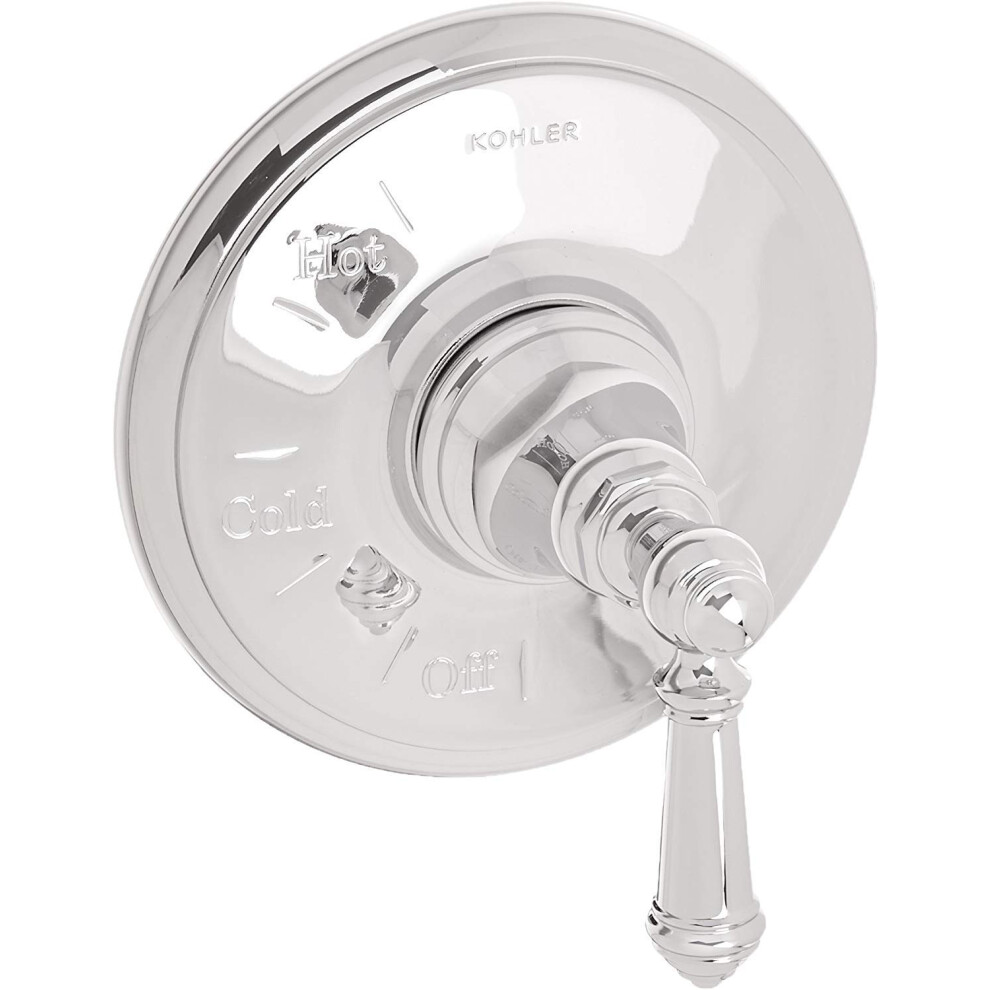 Photos - Other Bathroom Accessories Kohler TS72767-4-CP Artifacts Valve Trim with Lever Handle Polished Chrome 