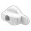 White Hinged Screen Door Latch for Andersen Doors 1