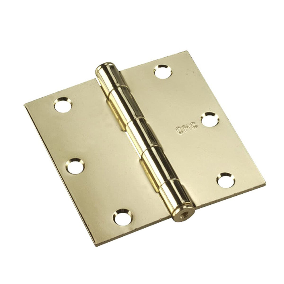 Photos - Other for Repair Richelieu Hardware 820BB Onward Full Mortise Butt Hinge for Interior Door Square Corner 3-inch  Brass Finish 2 Pack (76 mm)
