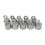 FENCESMART4U Άκρες Αλυσίδας Αλουμινίου 10 Τεμάχια 1-3/8" 1