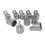 FENCESMART4U Άκρες Αλυσίδας Αλουμινίου 10 Τεμάχια 1-3/8" 2