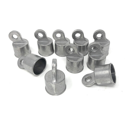FENCESMART4U Άκρες Αλυσίδας Αλουμινίου 10 Τεμάχια 1-3/8" 1