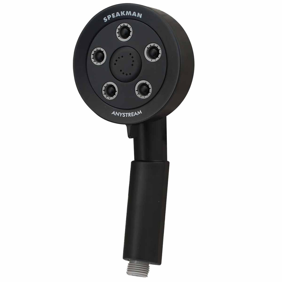 Pommeau de douche multifonction     main Speakman VS-3010-MB Neo Anystream 2,5 GPM Noir mat