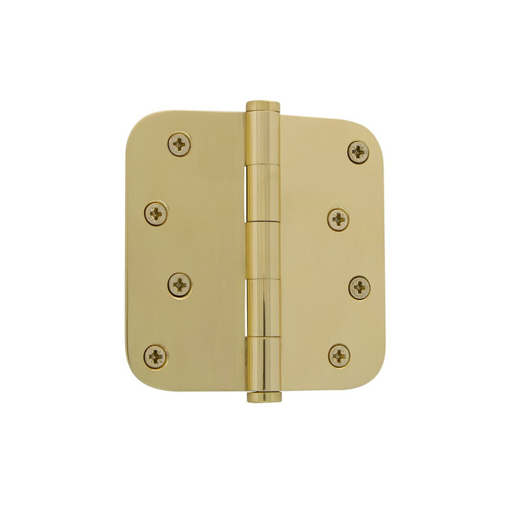 Photos - Other for Repair Grandeur Hardware Unlacquered Brass 4"" x 4"" 819984 4"" Button Tip Residential Hinge with 5/8"" Radius Corners 819984