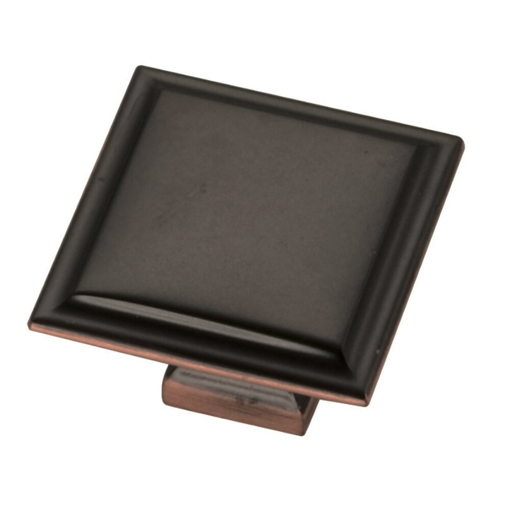 Belwith-Keeler B055577-Obh Studio Ii Knob 1-1/2-Inch Square 1.5 Inch Oil-Rubbed Bronze Highlighted 078555877545