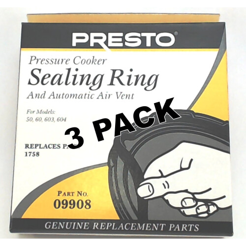 3 Pk Presto Trykkoger T?tningsring Pakning 09908